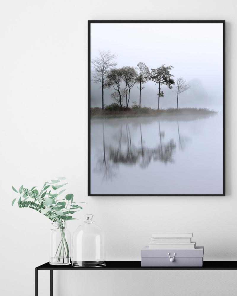 Morning Lake - 50x70 cm Poster