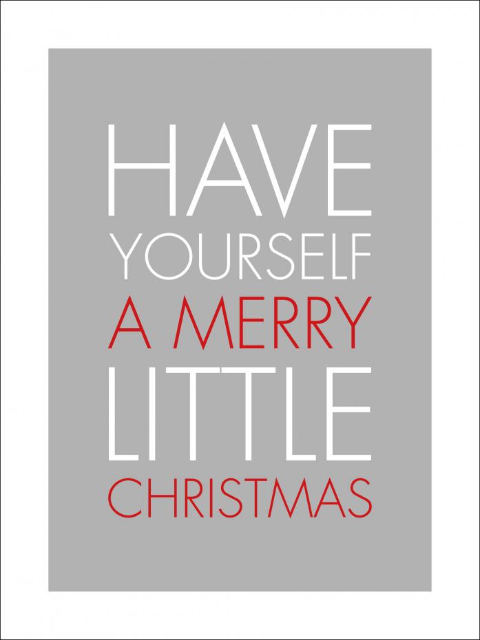 Merry Little Christmas - Gr Poster