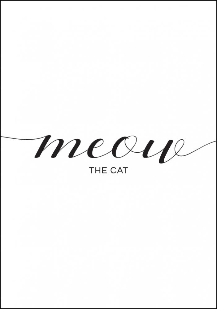 Meou the cat Poster