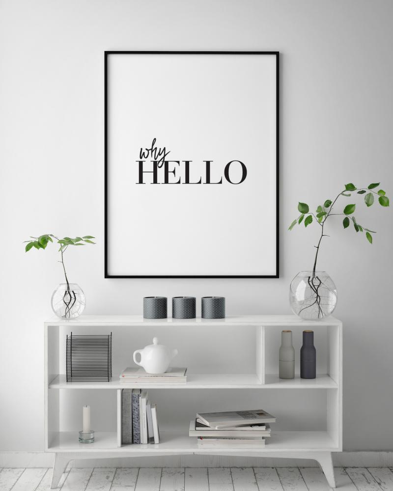 Why HELLO Poster