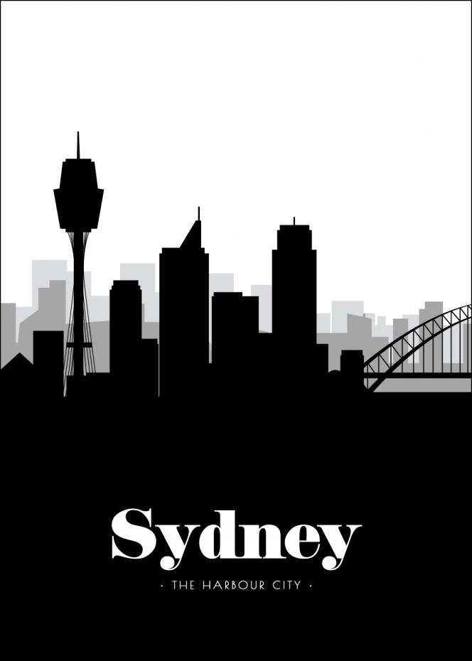 Sydney Skyline Poster