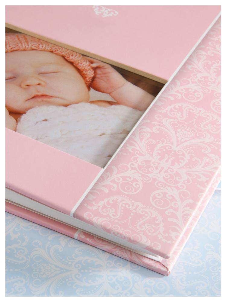 Daydreamer Girl Babyalbum Pink - 28x30,5 cm (50 Vita sidor / 25 blad)
