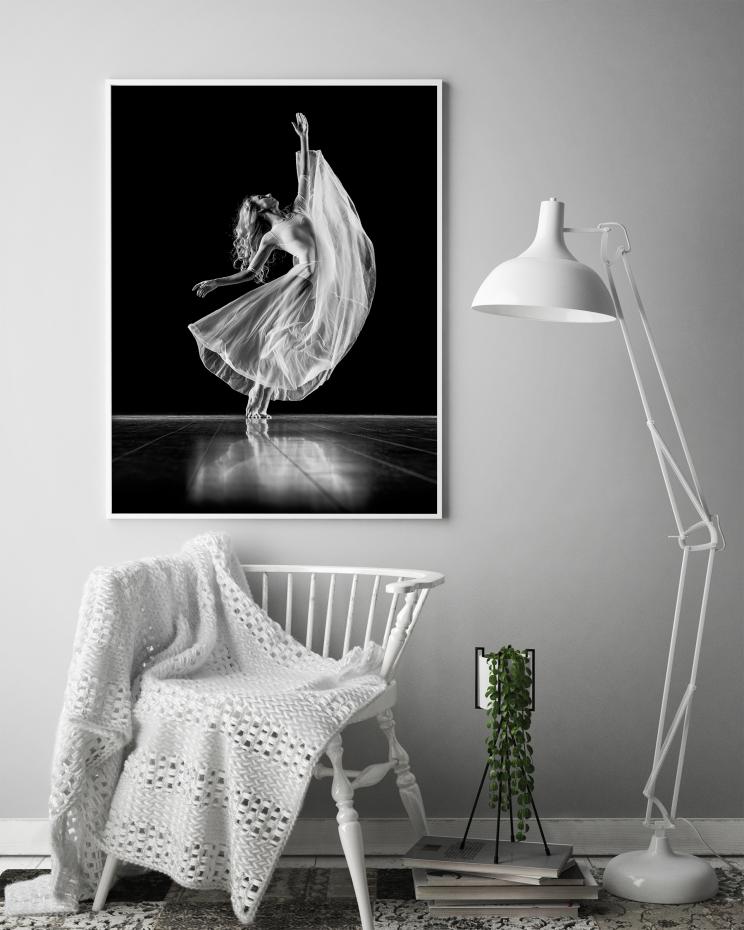 Elegant Dancer Poster