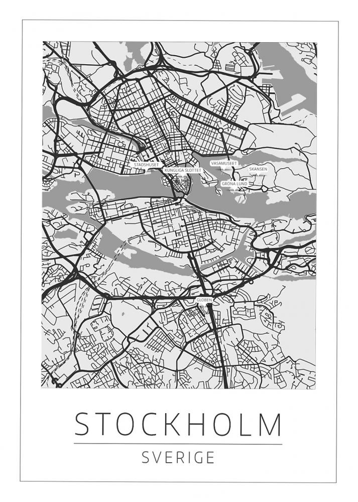 OMW Stockholm 50x70 cm Poster