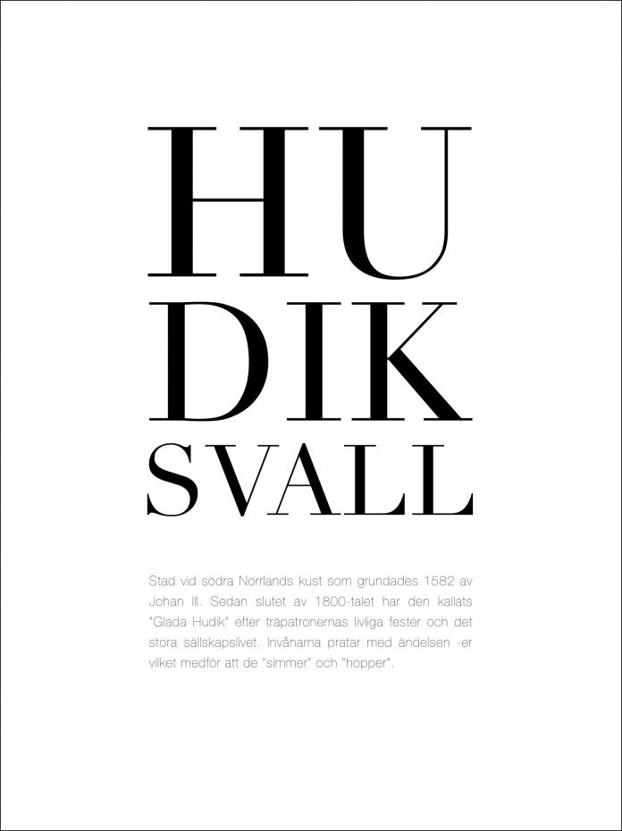 Stad - Hudiksvall Poster