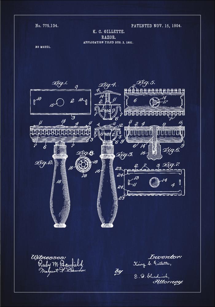 Patentritning - Rakhyvel - Bl Poster