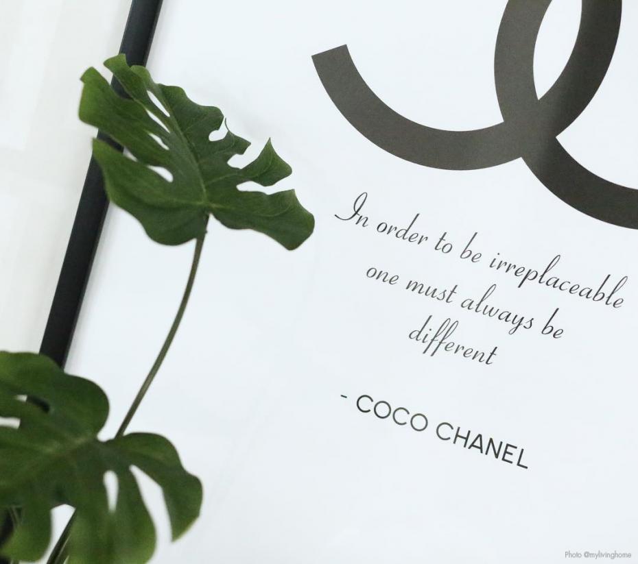 Coco Chanel Different Poster