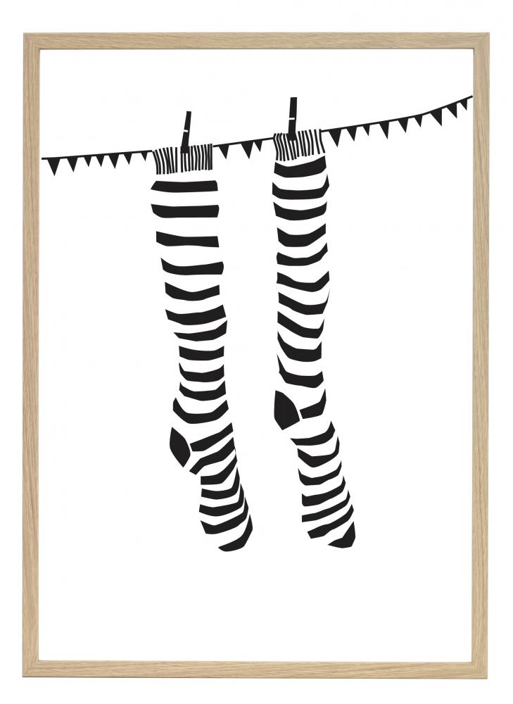 One Must Dash - Knock your socks off - 50x70 cm Poster