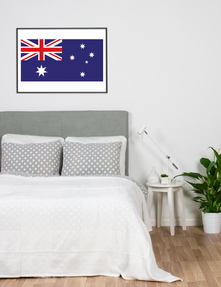 Flagga - Australien Poster