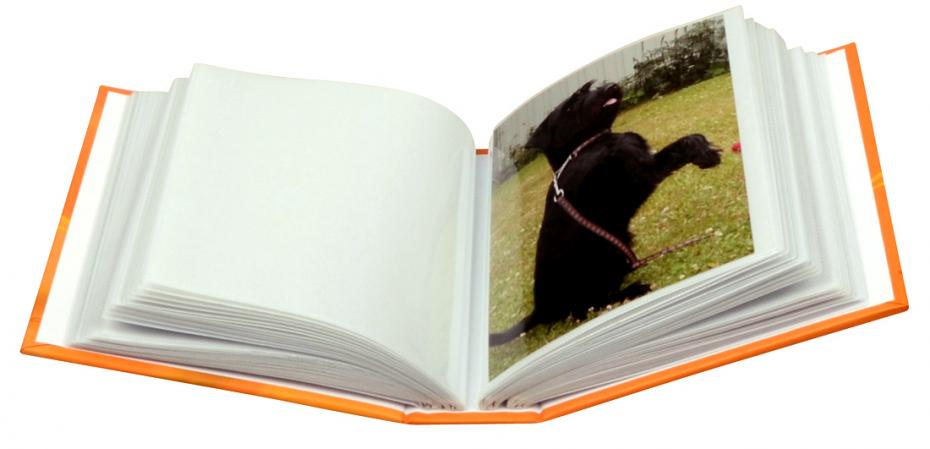 Fotoalbum Flora Orange - 100 Bilder i 11x15 cm