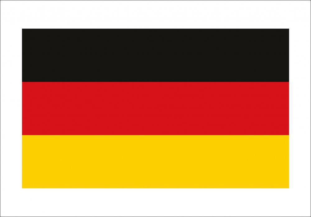 Flagga - Tyskland Poster