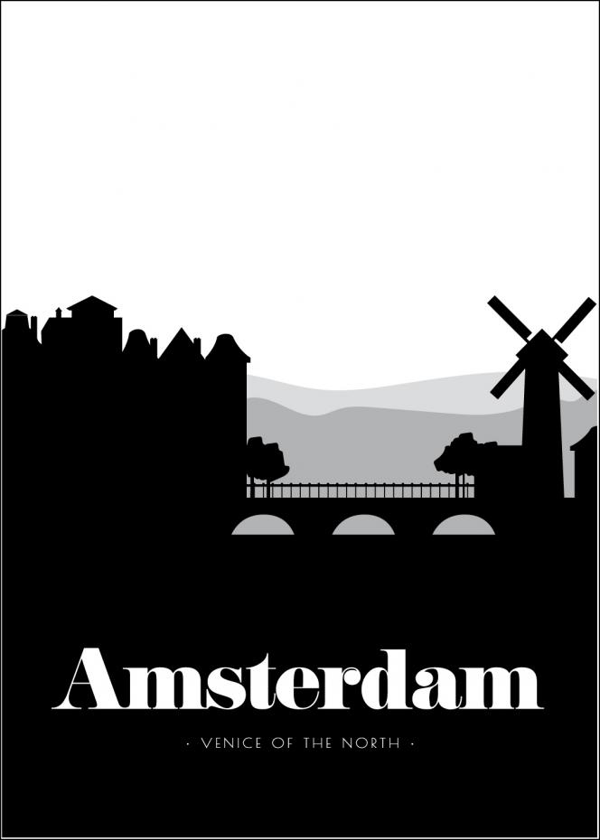 Amsterdam Skyline Poster
