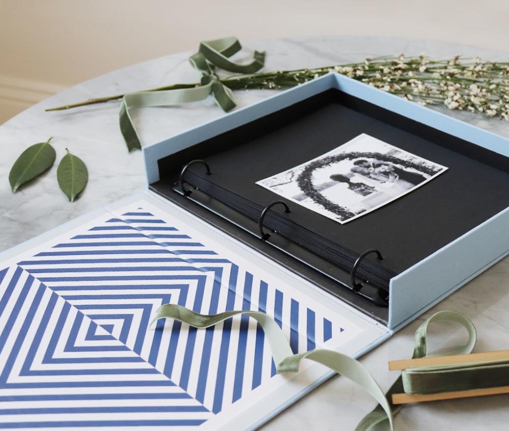 Happily Ever After - A Coffee Table Photo Album (60 Svarta sidor / 30 blad)