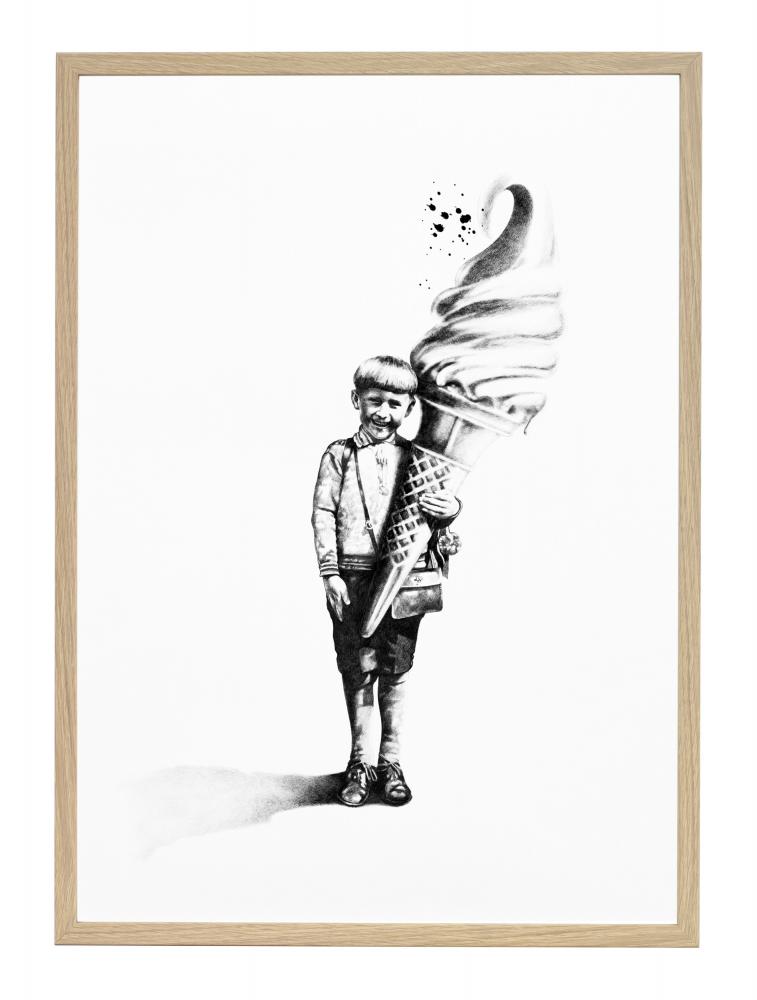 One Must Dash - Pleased as Punsch - 50x70 cm Poster