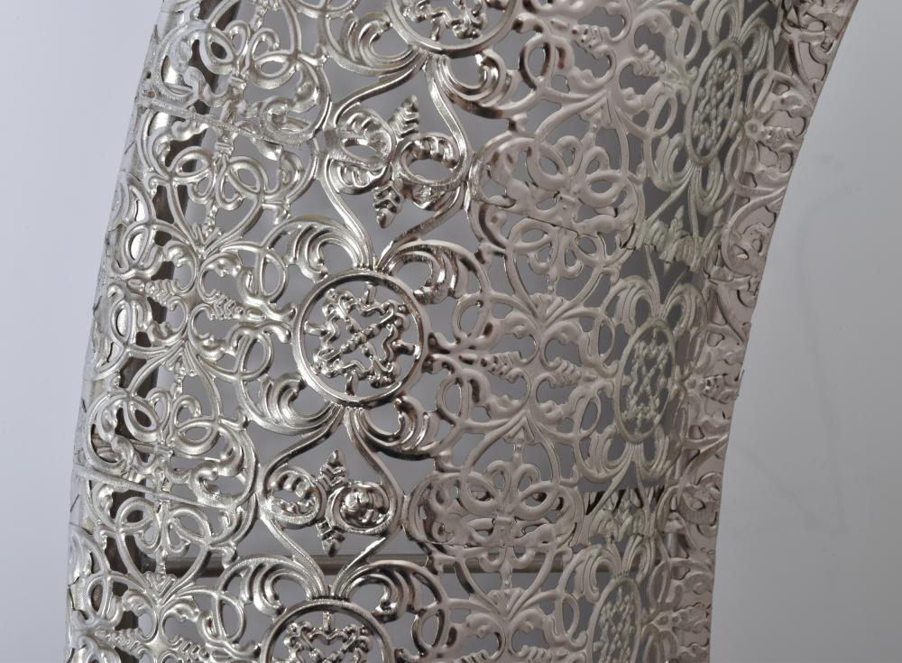 Spegel Rund Marrakesh Silver 78 cm
