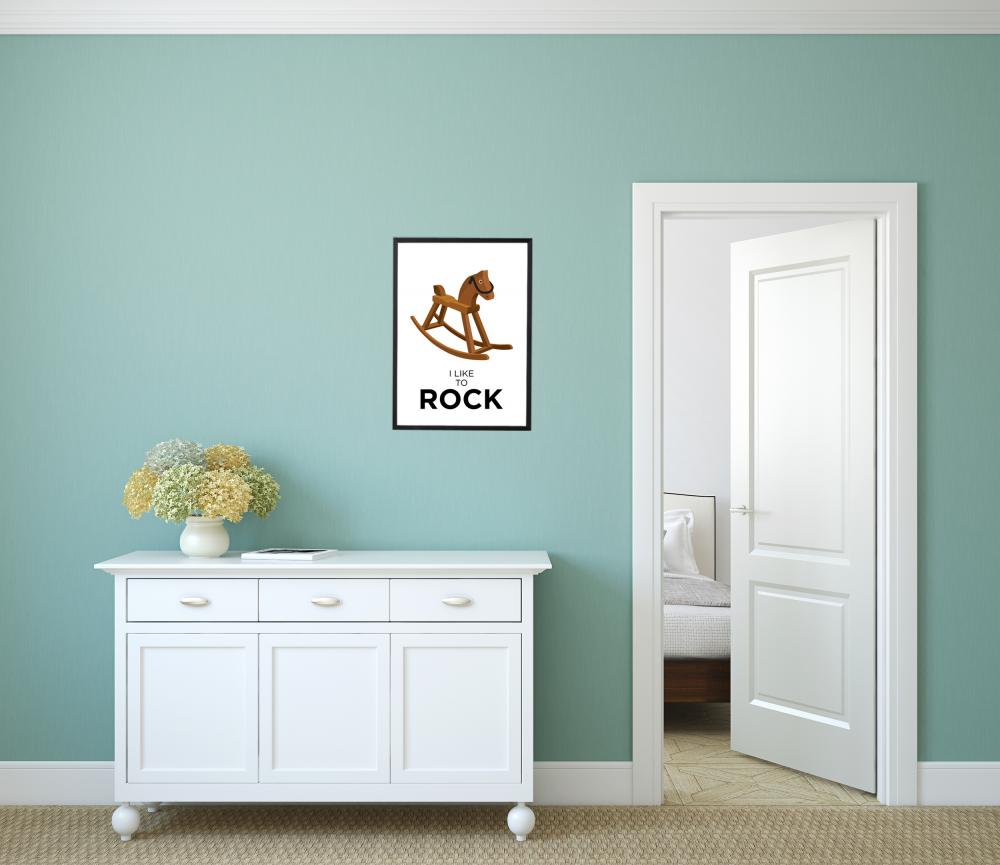 I like to rock Poster