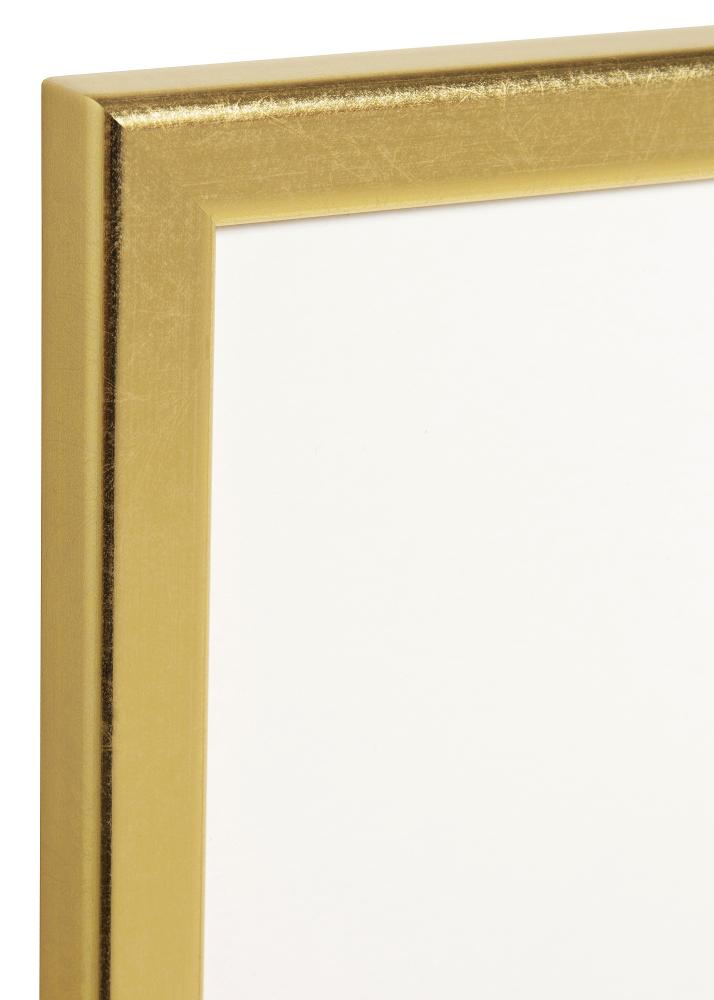 Ram Slim Matt Antireflexglas Guld 10x15 cm
