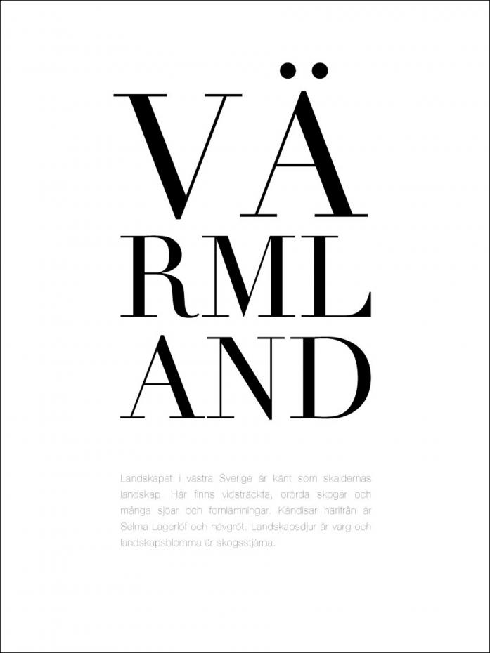 Landskap - Vrmland Poster