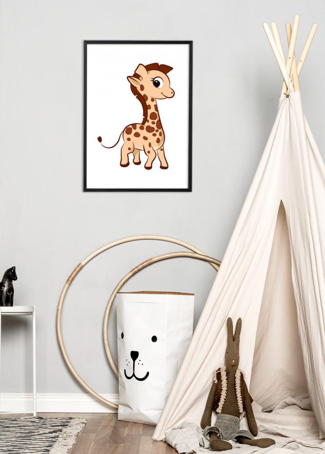 Vrldens Djur Giraff Poster