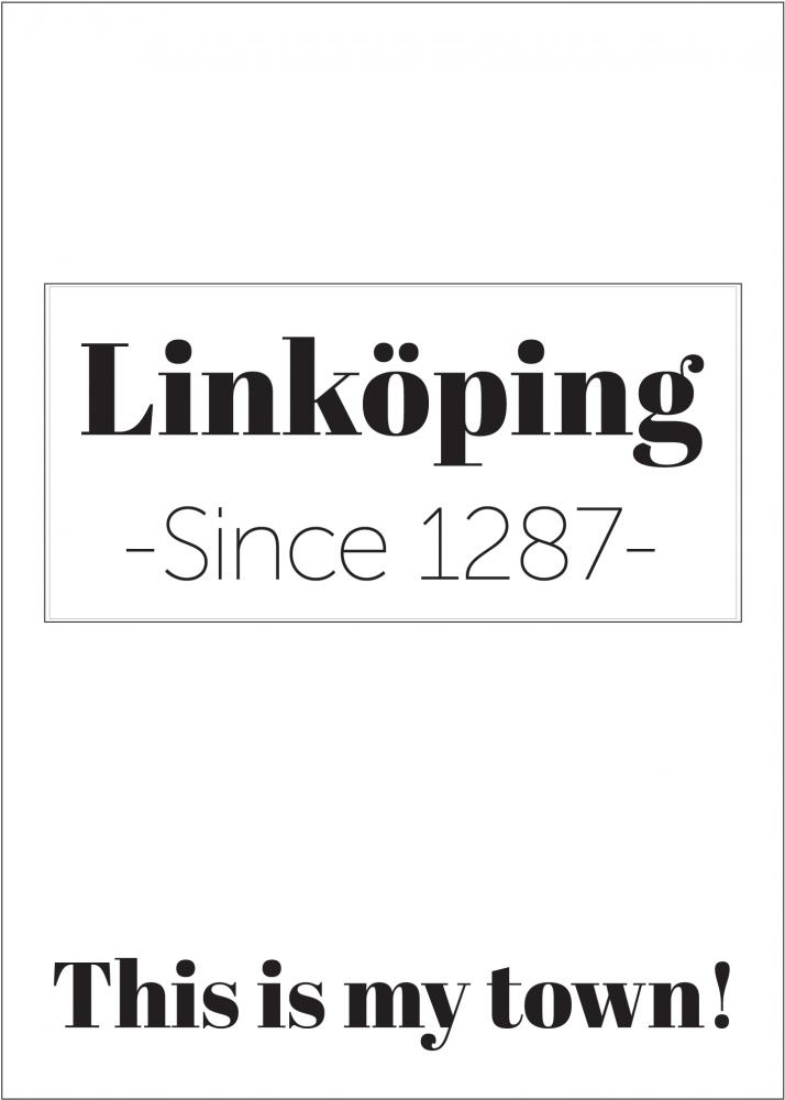 Linkping Since 1287 Poster