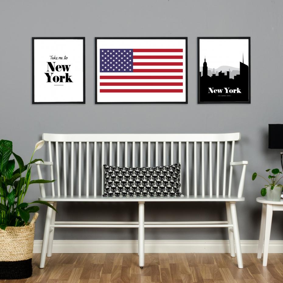 Flagga - USA Poster
