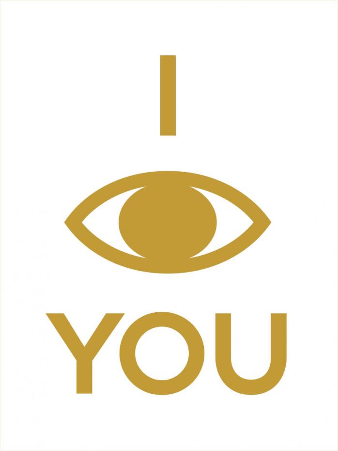 I see you - Guld Poster