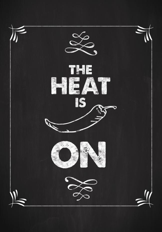 The heat is ON Poster