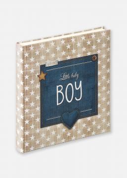Little Babyalbum Boy Bl - 28x30,5 cm (50 Vita sidor / 25 blad)