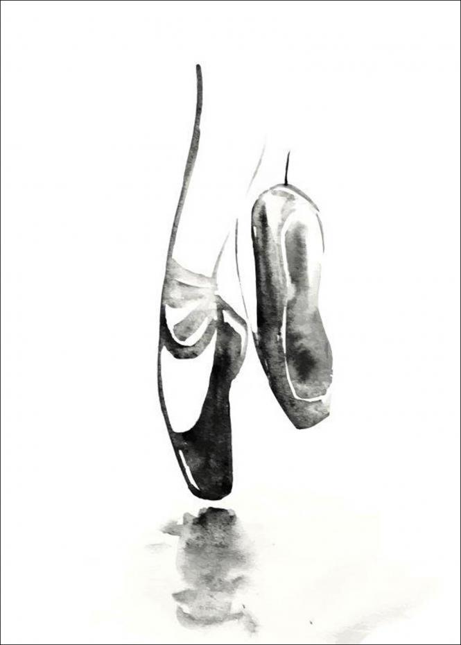 Ballerina Shoes - 30x40 cm Poster